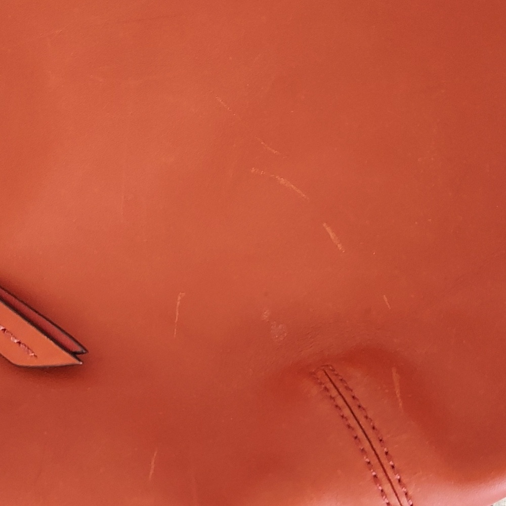 Coach burnt orange leather bag/purse - Picture 9 of 9